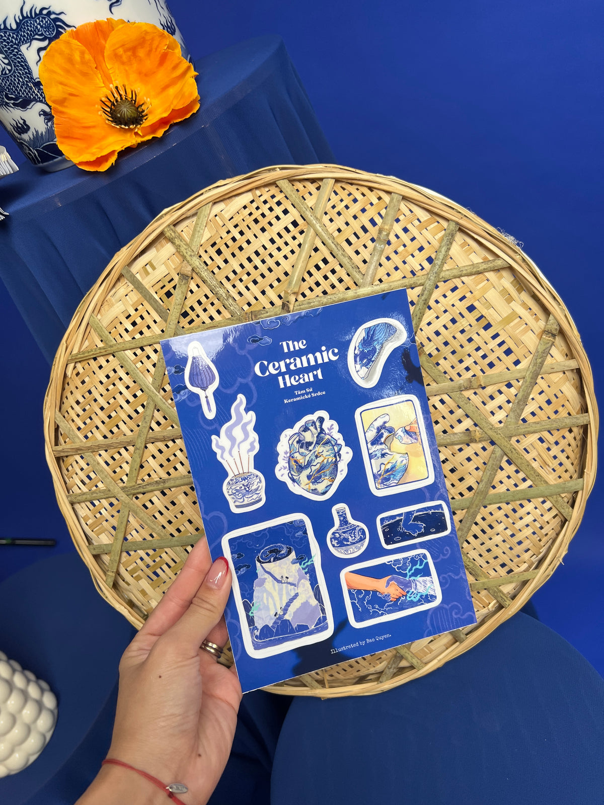 The Ceramic Heart Sticker Sheet