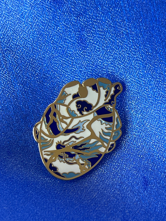 The Ceramic Heart Enamel Pin