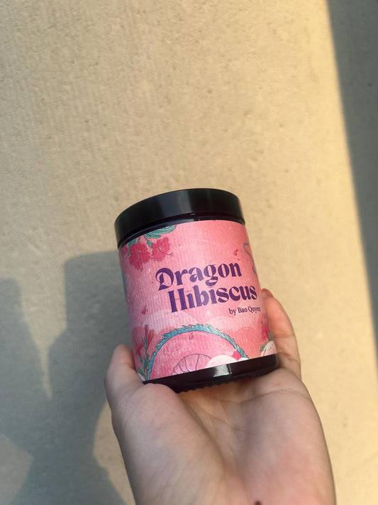 Dragon Hibiscus Candle