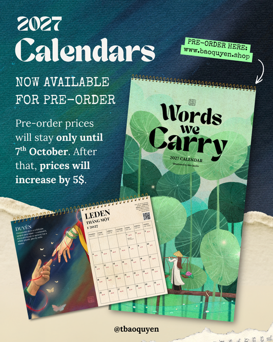 2027 CALENDARS - Words we Carry