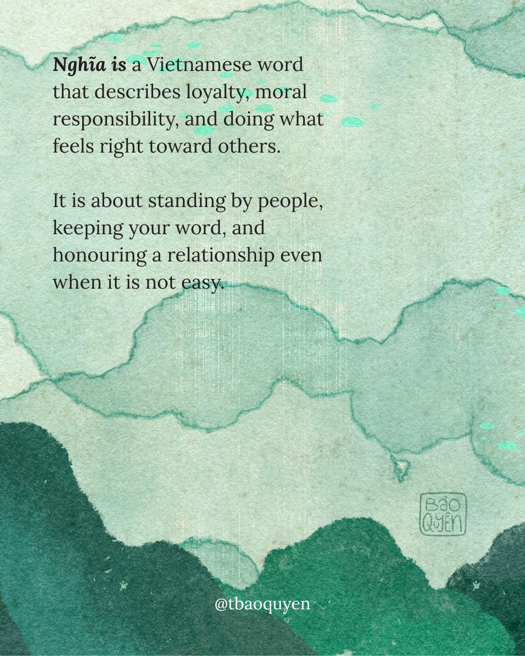 Nghĩa - Words We Carry
