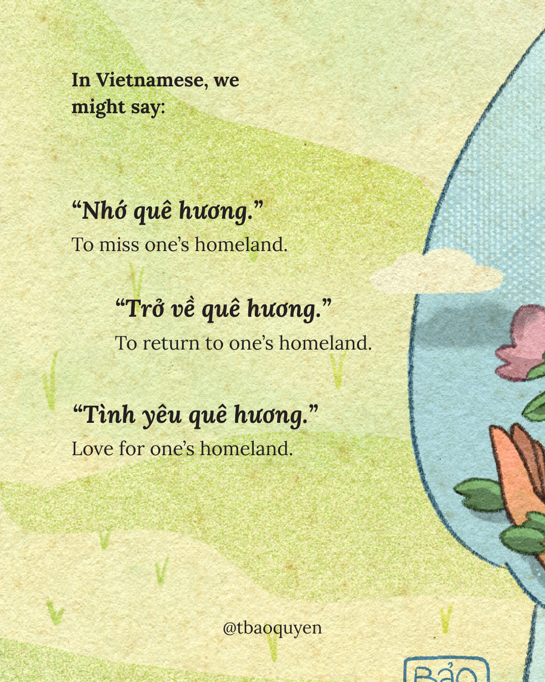 Quê hương - Words We Carry