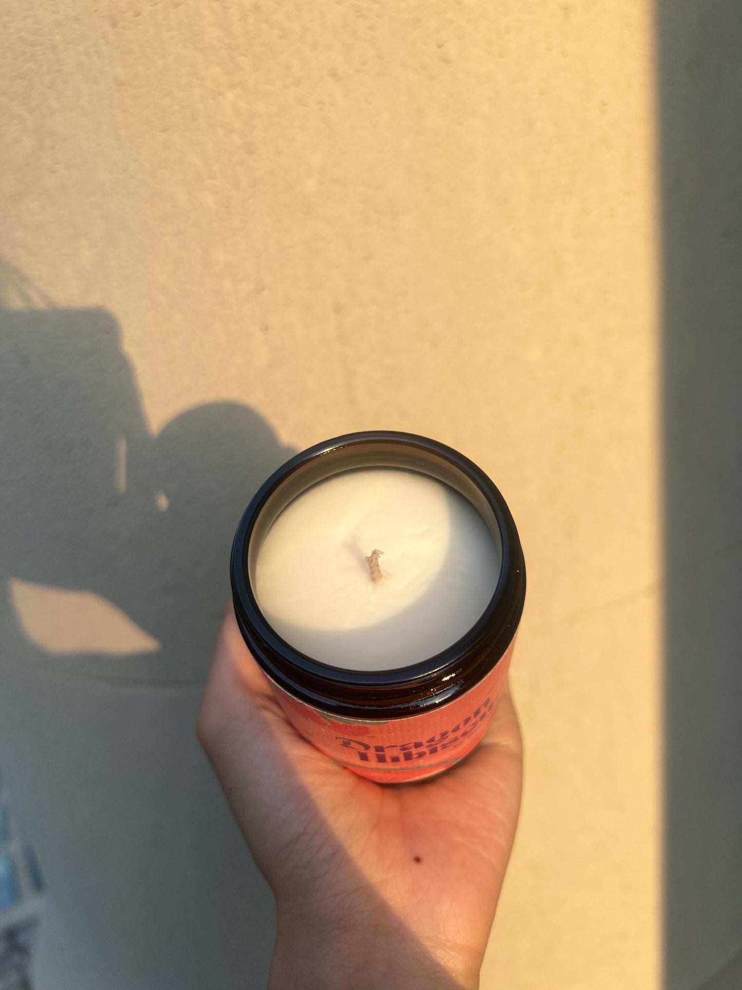 Dragon Hibiscus Candle