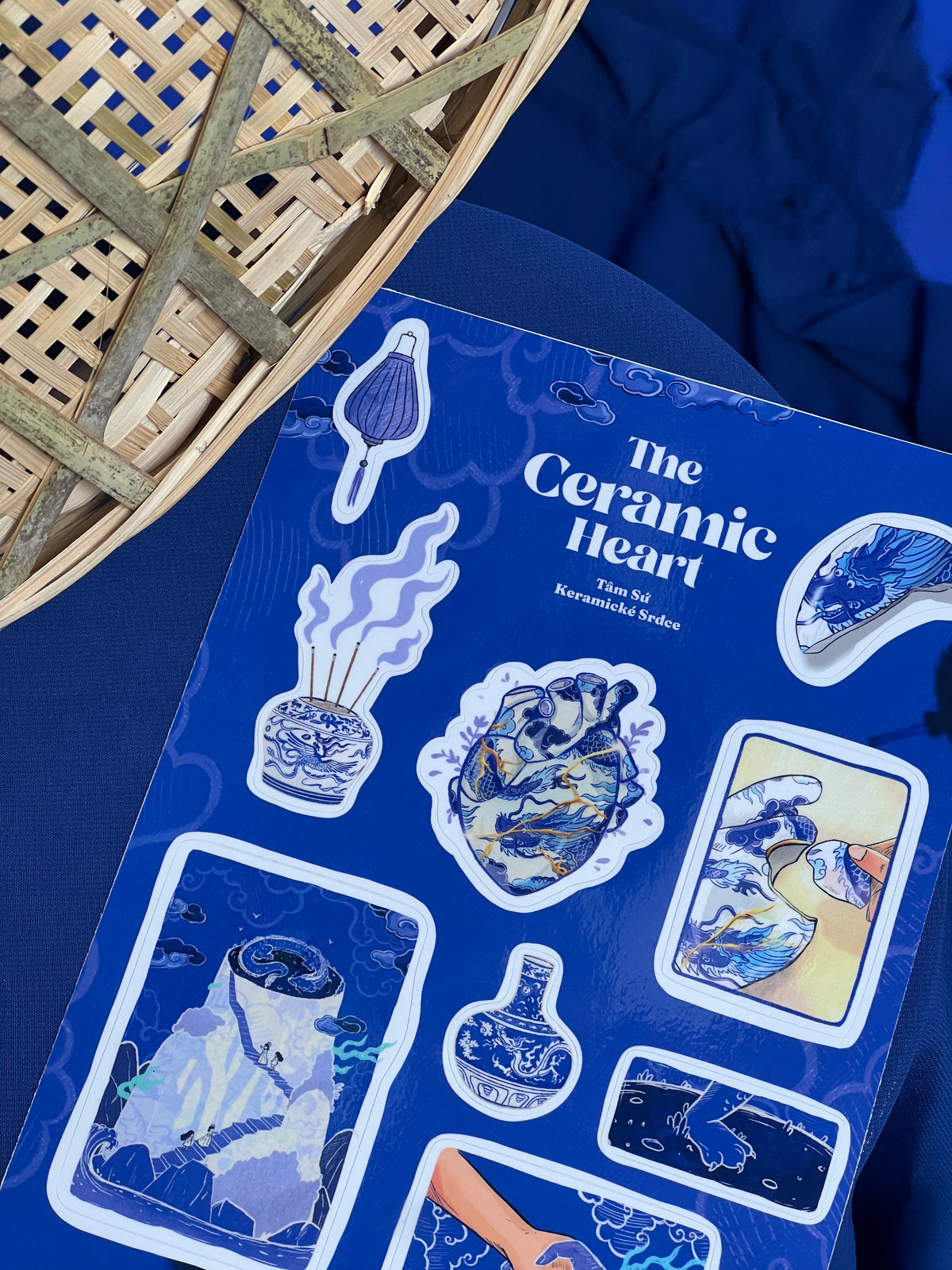 The Ceramic Heart Sticker Sheet