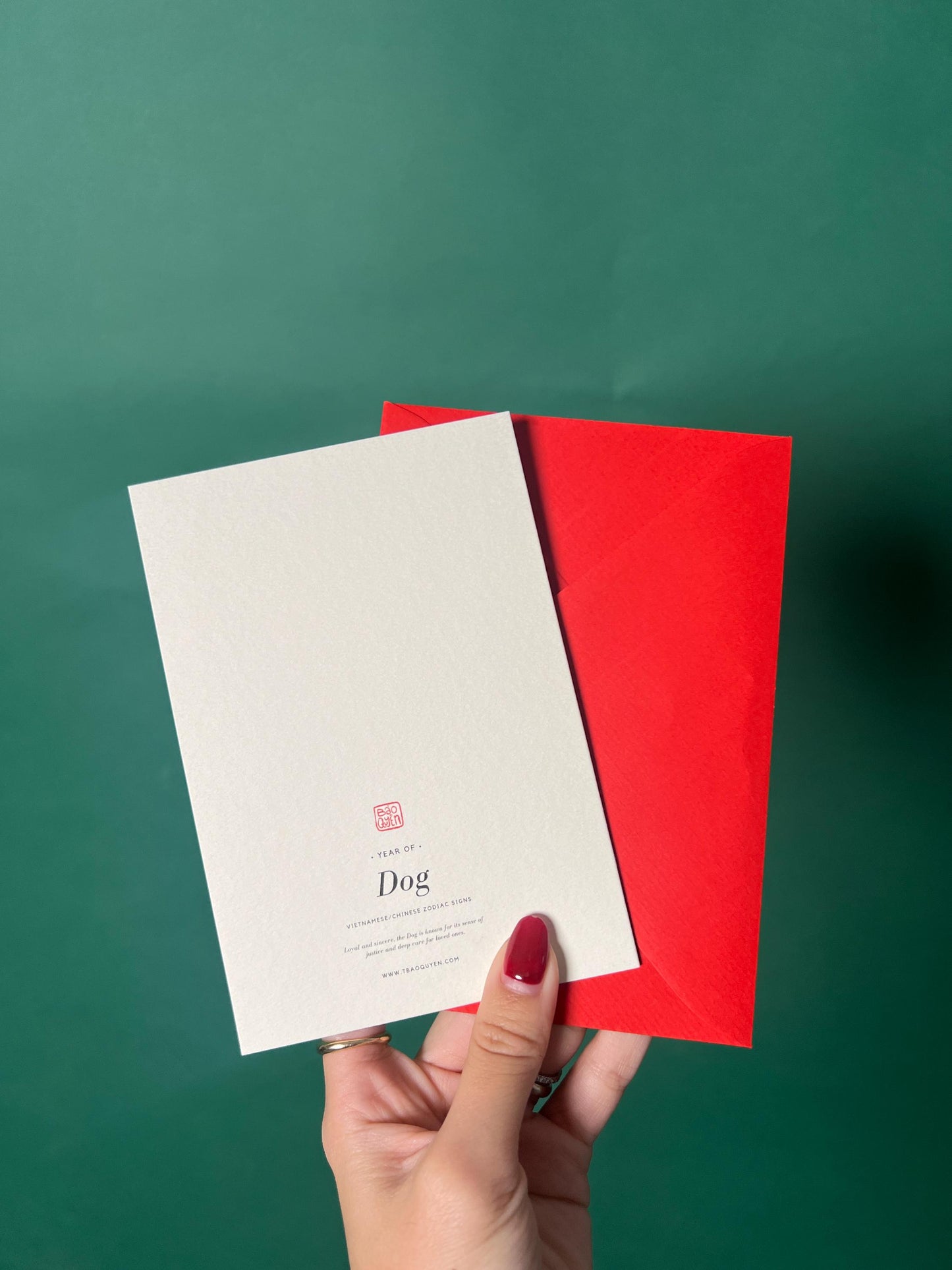 Dog Greeting Card with Envelope - Zodiac Signs