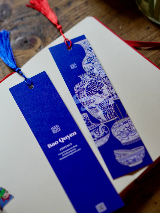 The Ceramic Heart Bookmark with Tassel - Ceramics