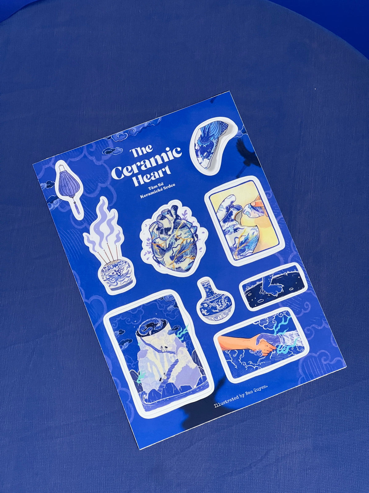 The Ceramic Heart Sticker Sheet