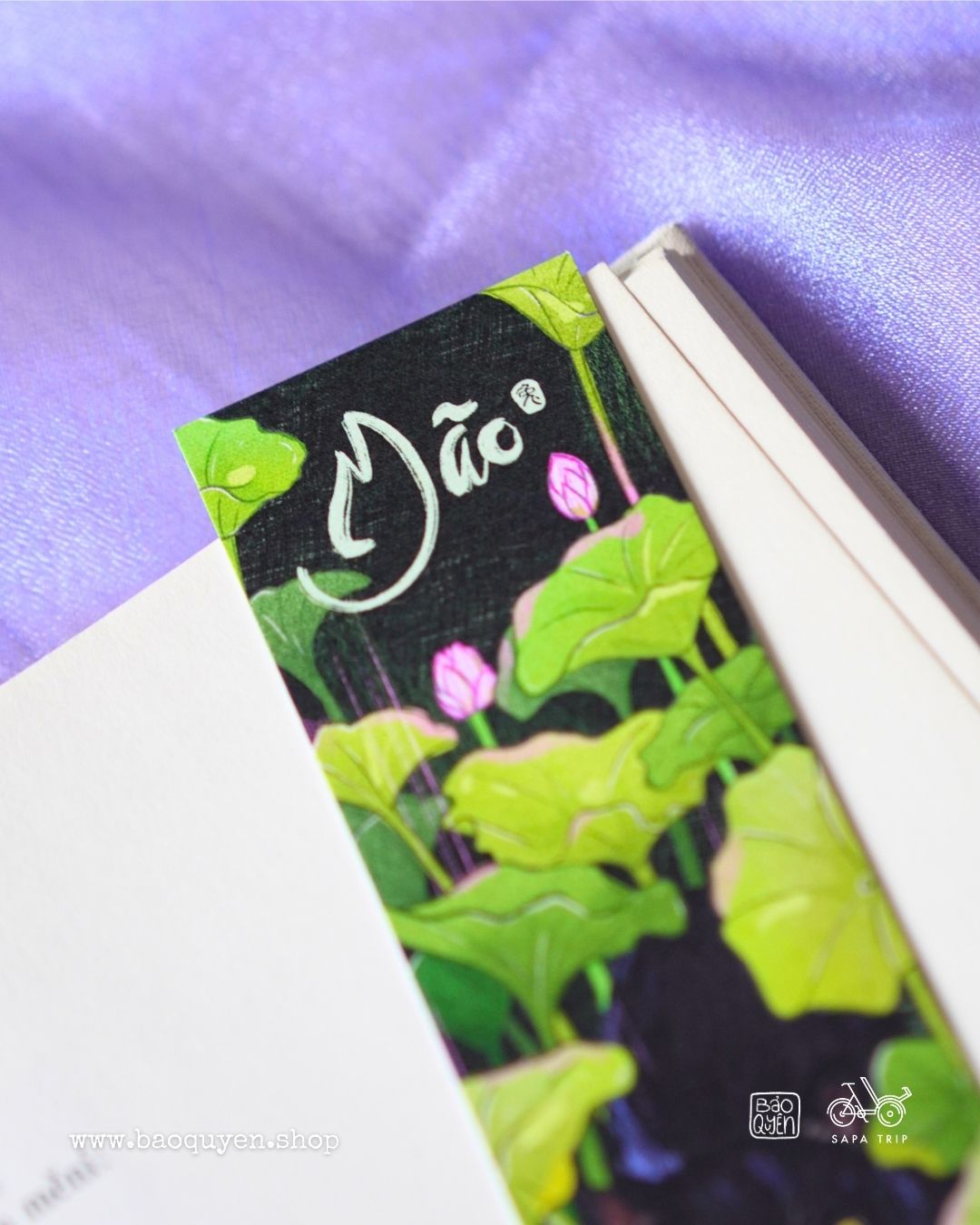 Vietnamese Cat Zodiac Bookmark with Lucky Coin – Mão (卯)