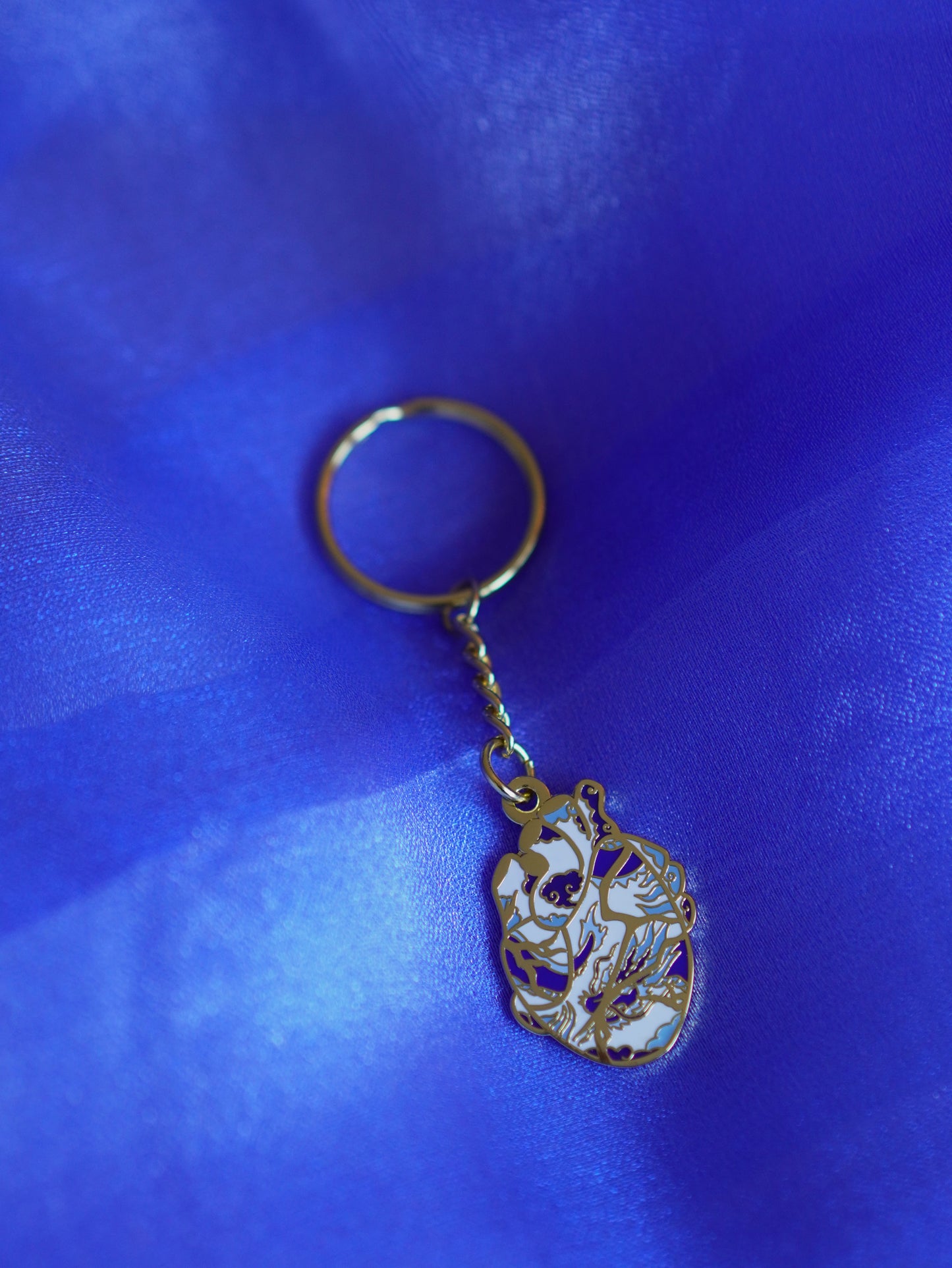 The Ceramic Heart Keychain