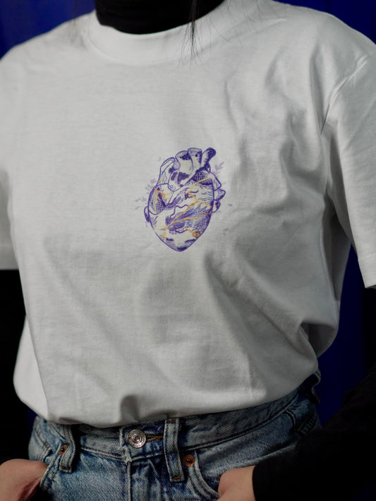 The Ceramic Heart White T-Shirt