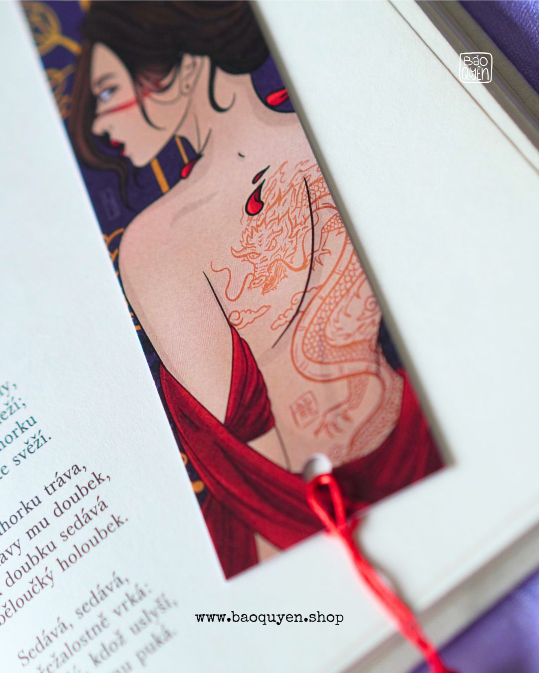 Dragon Geisha Bookmark
