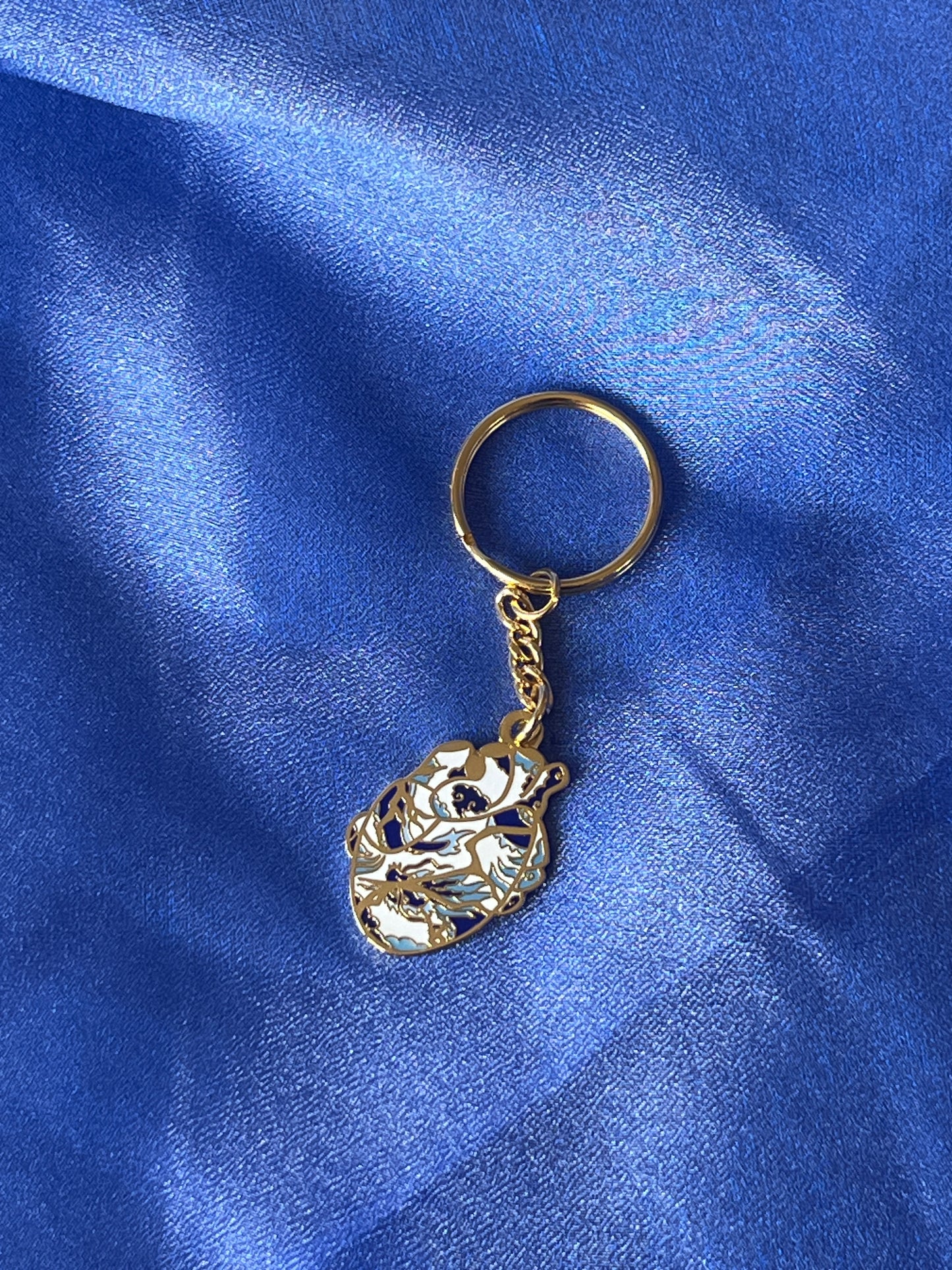 The Ceramic Heart Keychain