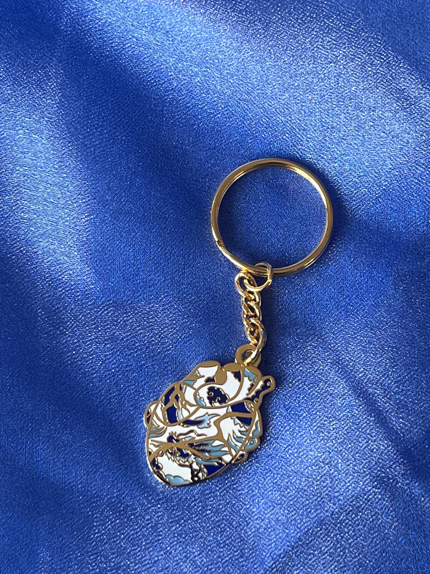 The Ceramic Heart Keychain