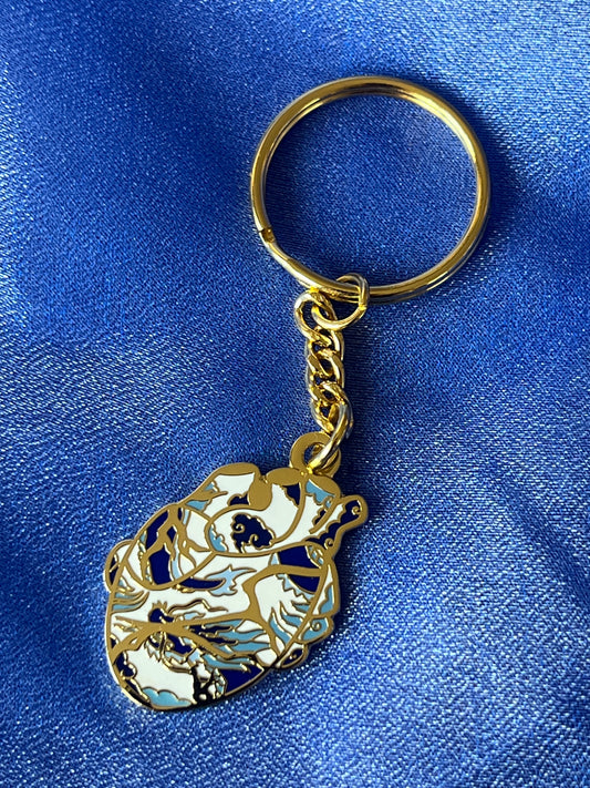 The Ceramic Heart Keychain