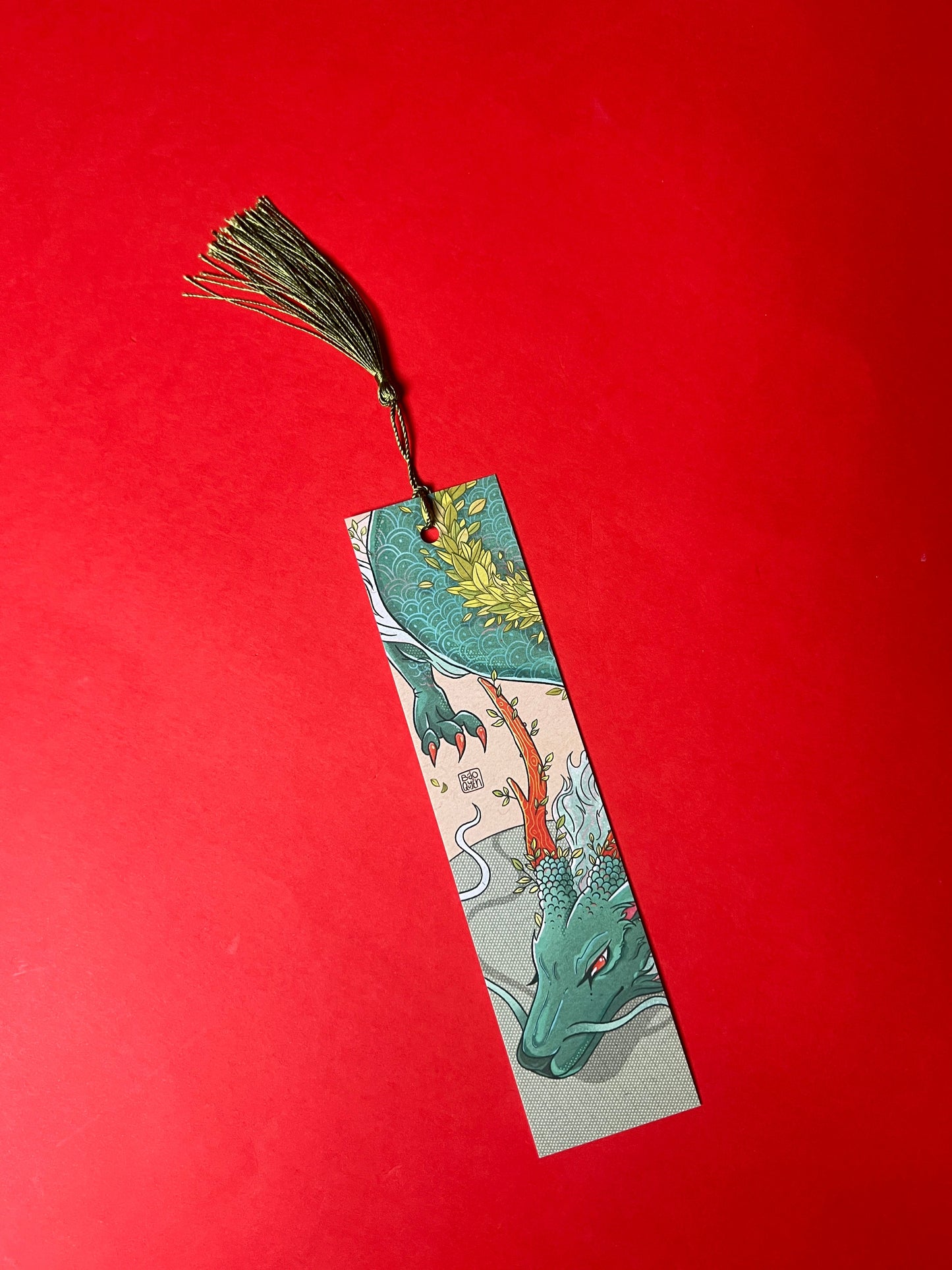 Wooden Dragon Bookmark