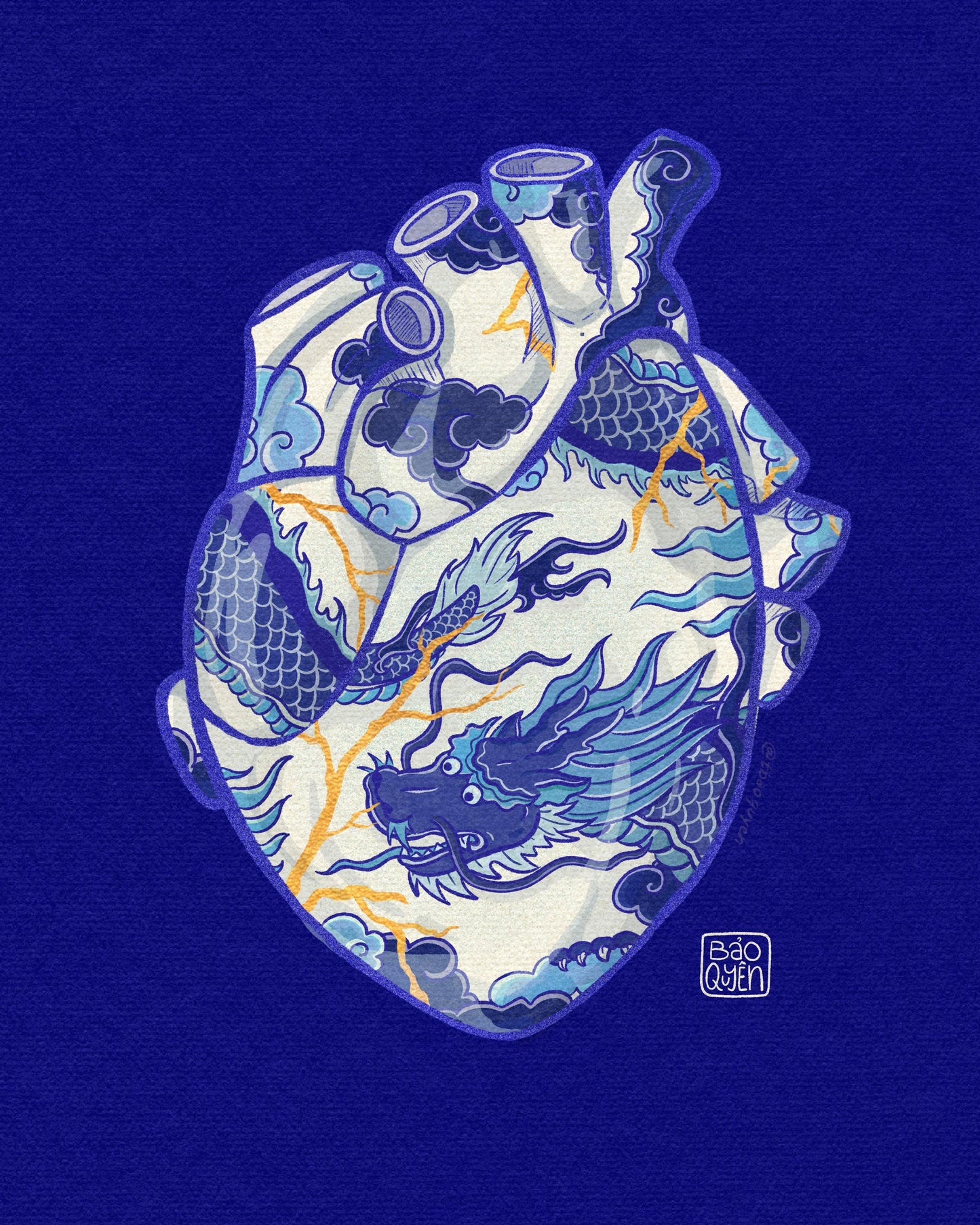 The Kintsugi Heart Poster