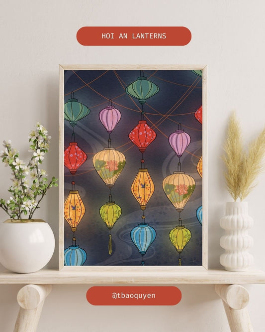 HOI AN LANTERNS - Vietnamese Print / Poster