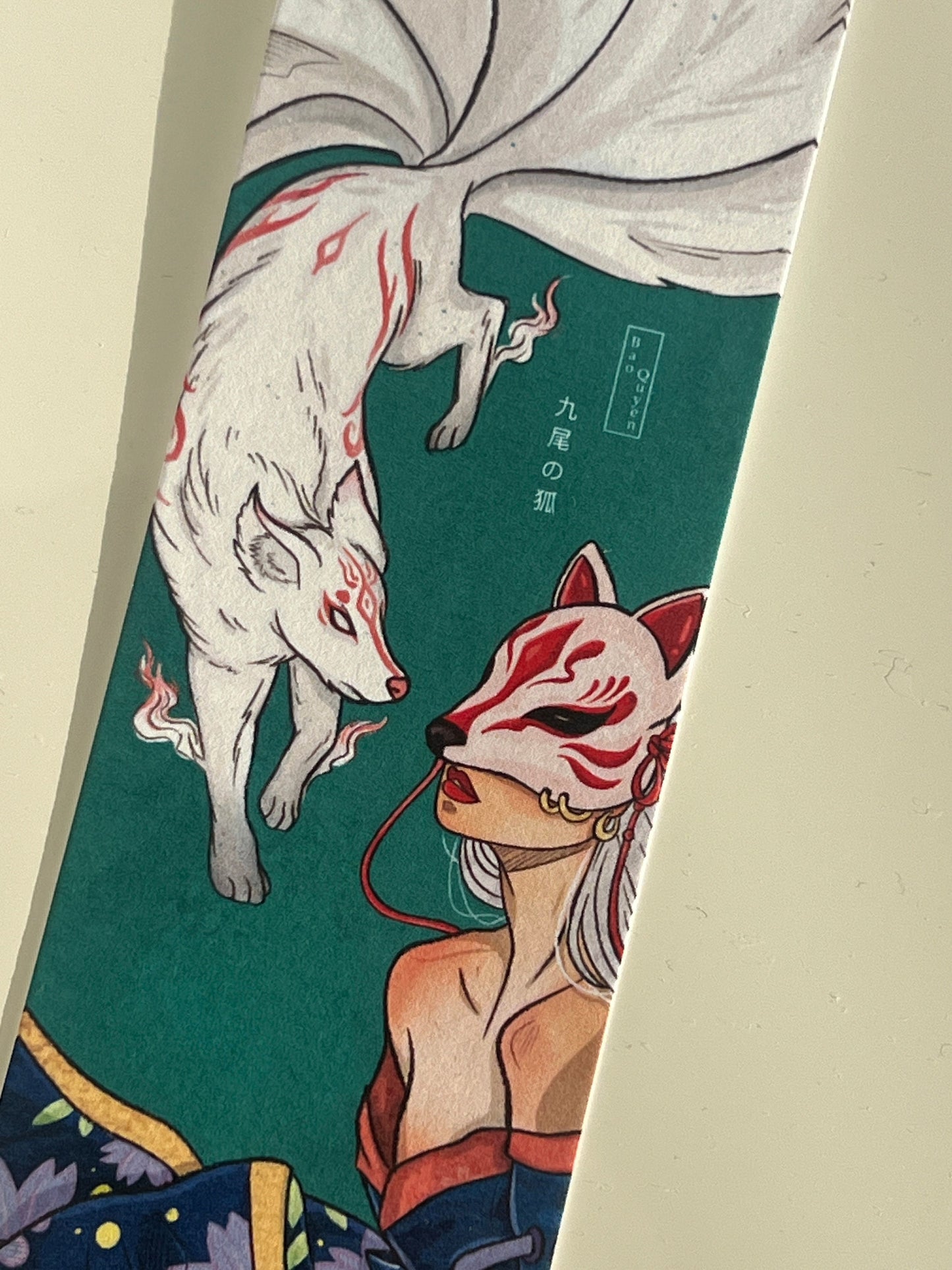 Kyubi no Kitsune: Nine-Tailed Fox Bookmark