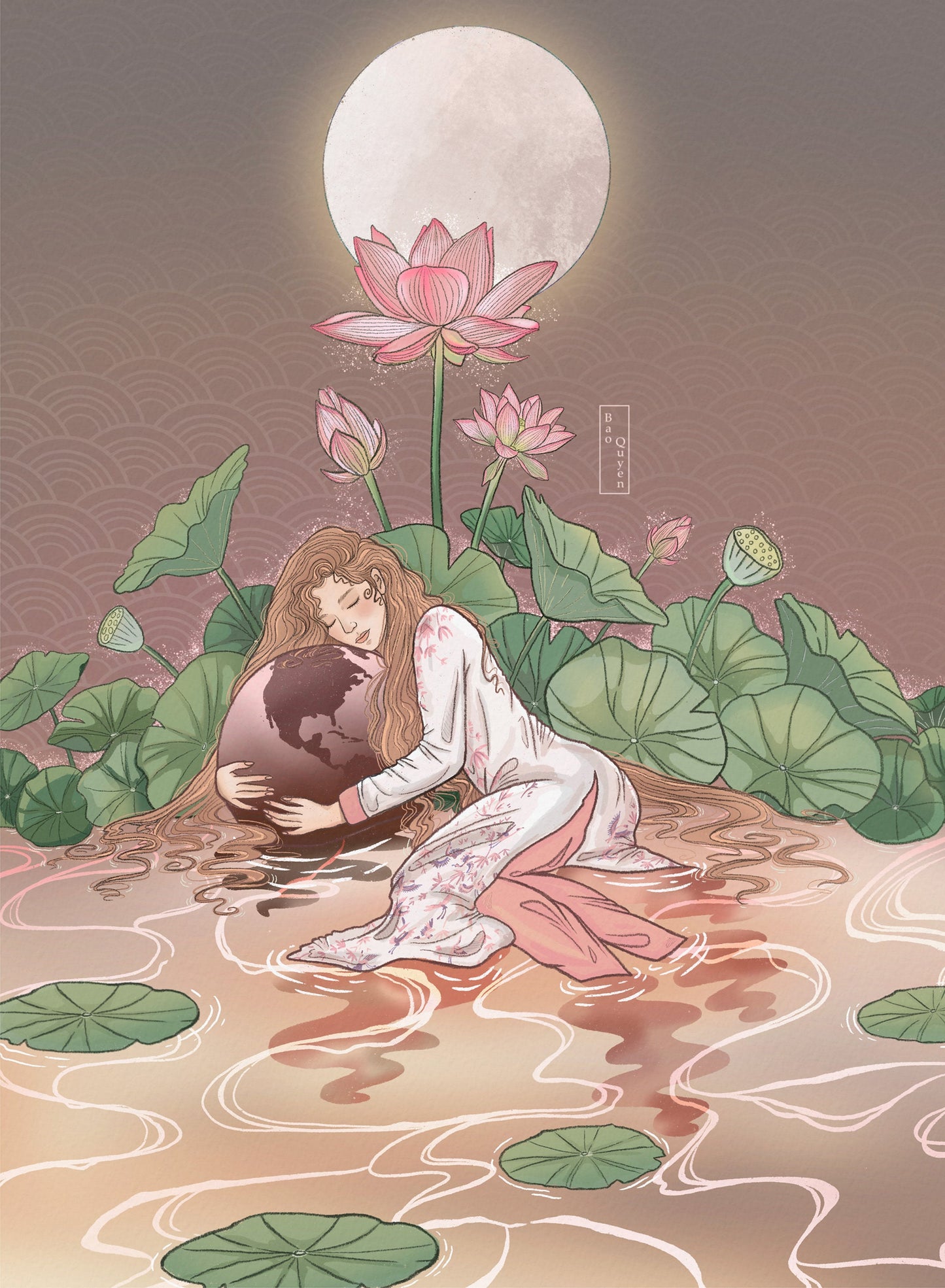 Vietnamese Art Print: Breathing Is Not Free