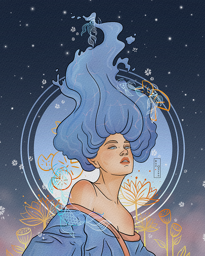 Koi Fish Girl